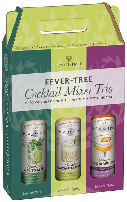 Fever Tree Cocktail Mixer Gift Pack 3 x 500ml