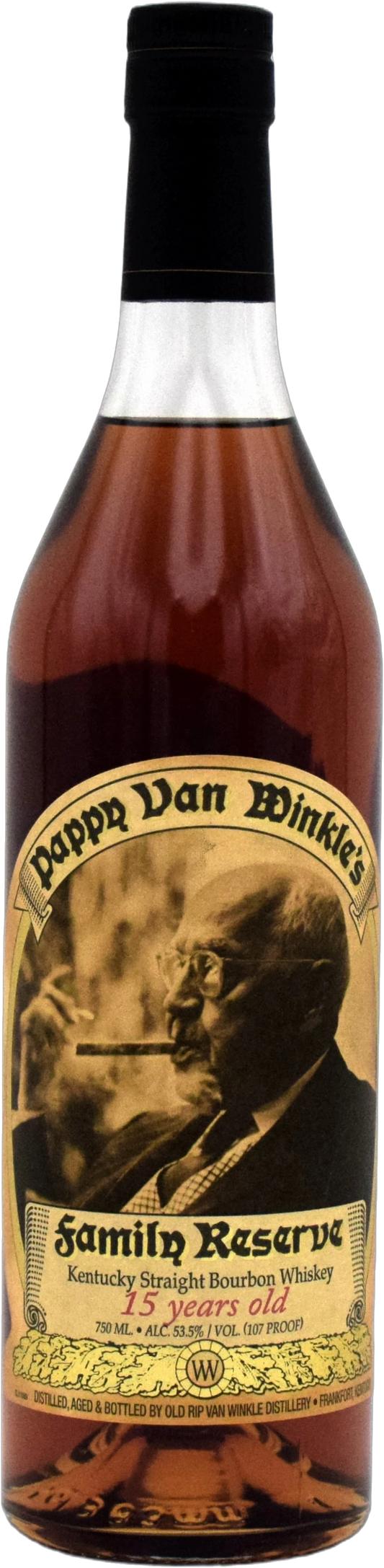 Pappy Van Winkle 15 Year Old Bourbon 750ml