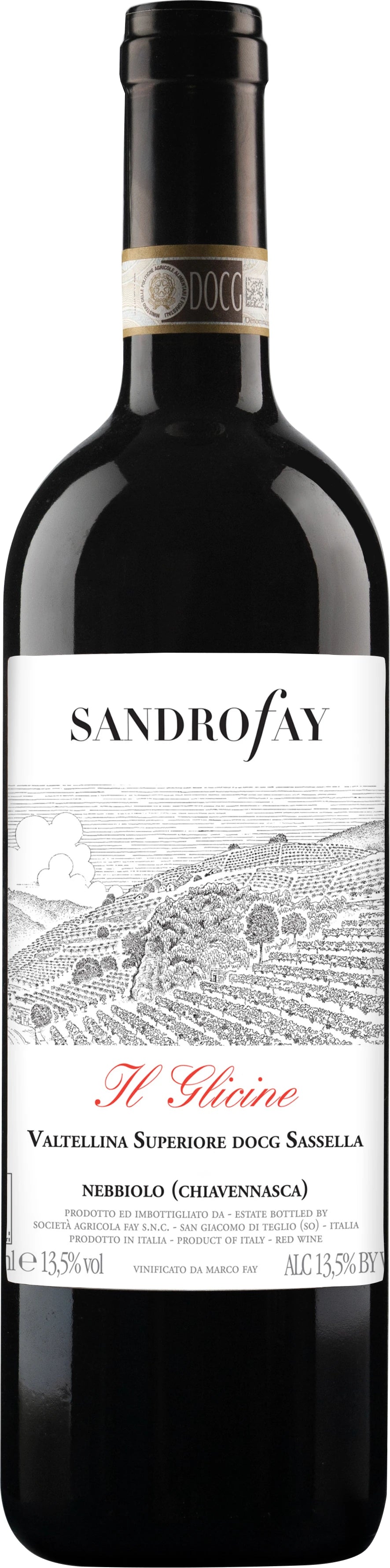 Sandro Fay Valtellina Superiore Sassella 'Il Glicine' 2022 750ml