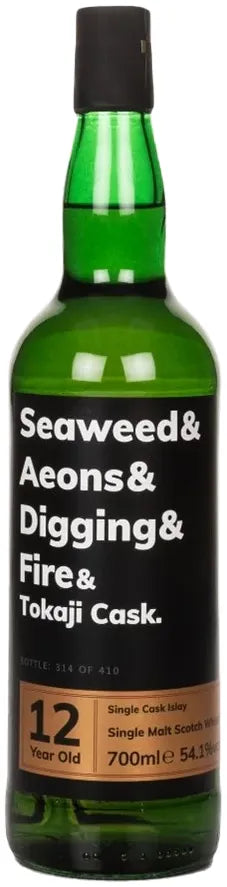 Seaweed & Aeons & Digging & Fire & Tokaji Single Cask 12 Year Old Whisky 700ml