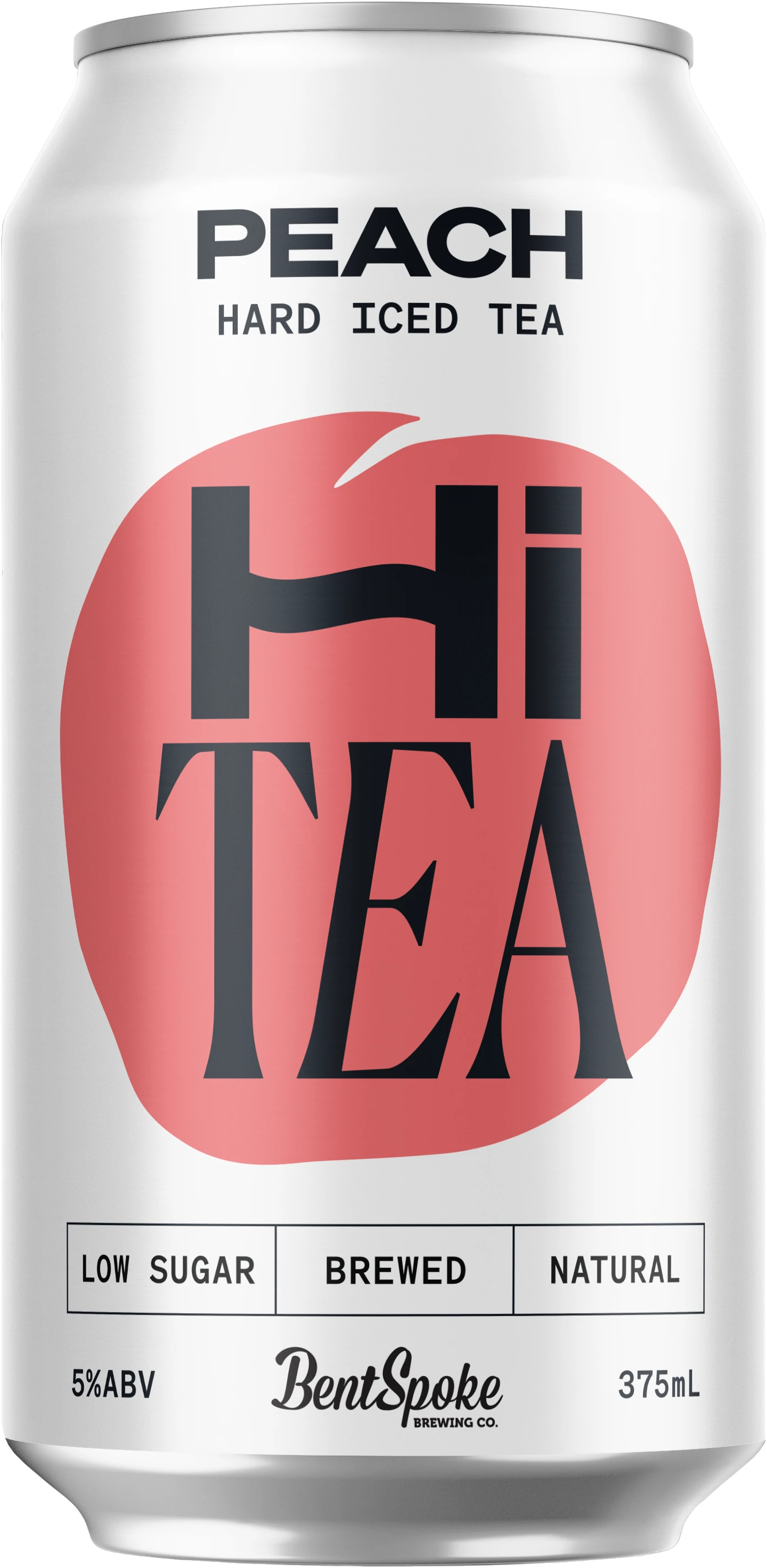 Hi Tea Hard Iced Tea Peach 5% 16 Pack Cans 375ml