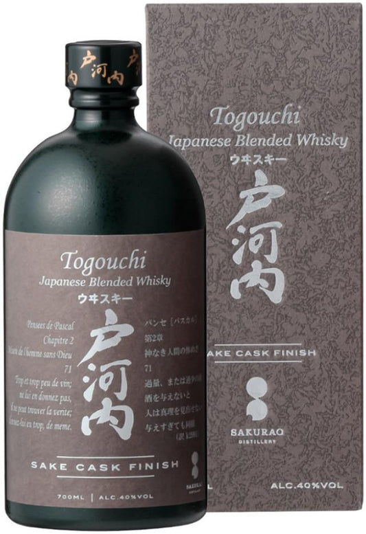 Togouchi Blended Sake Cask Finish Whisky 700ml