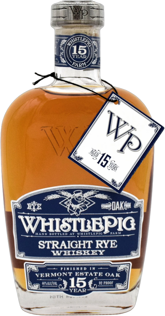 Whistlepig 15 Year Old Vermont Estate Rye Whiskey 700ml